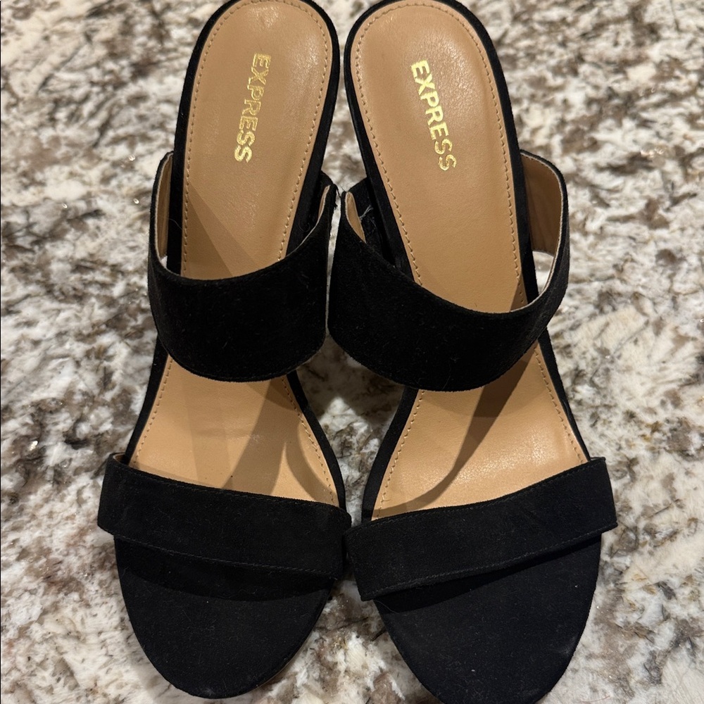 Express Elegant Black Women's heels